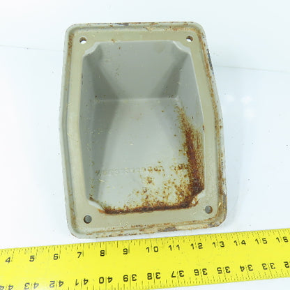 Siemens Electric Motor Cast Conduit Terminal Junction Box Cover 7-3/4" x 10-1/4"
