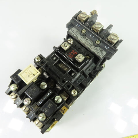 Allen-Bradley 509-B0B Magnetic Motor Starter Size 1 3-Pole 27A 120V Coil
