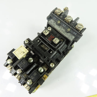 Allen-Bradley 509-B0B Magnetic Motor Starter Size 1 3-Pole 27A 120V Coil
