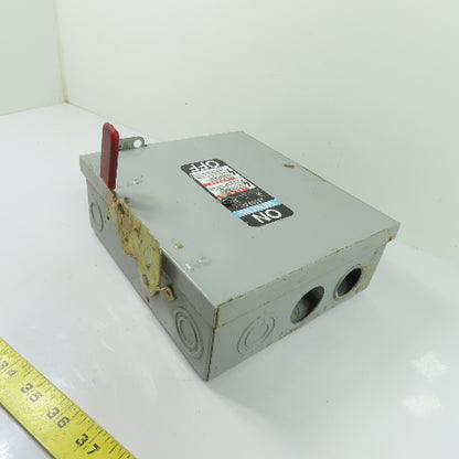 Siemens GNF321 30A Non Fusible Safety Disconnect Switch 3Ph 240VAC