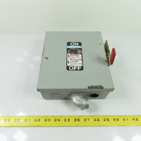 Siemens GNF321 30A Non Fusible Safety Disconnect Switch 3Ph 240VAC
