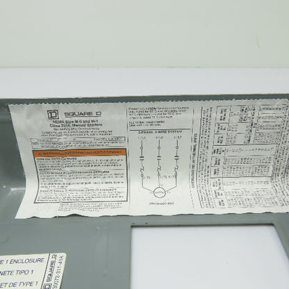 Square D 2510 MBG2 NEMA Size M-0 Manual Starter 600V Max 3Ph