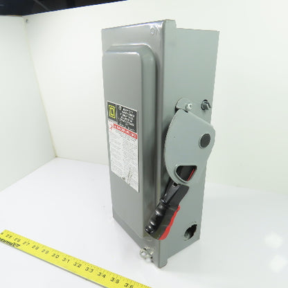 Square D H361 30A 3-Pole Fusible Safety Disconnect Switch 600V