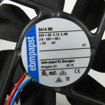 ebm-papst 8414 NH Axial Compact Cooling Fan 24VDC 0.1A 2.4W 2-Wire