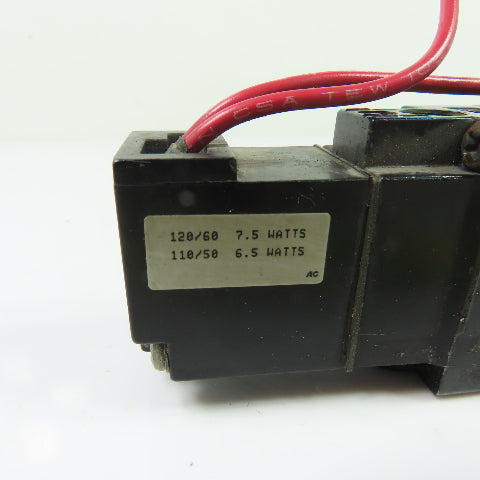 Parker B551ABG53A Pneumatic Solenoid Valve 110/120V 50/60Hz 30-150PSI