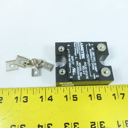 NCC SNC-R2025-501 Solid State Relay 70-140VAC Input 48-300VAC Output 25A