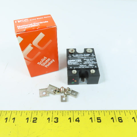 NCC SNC-R2025-501 Solid State Relay 70-140VAC Input 48-300VAC Output 25A