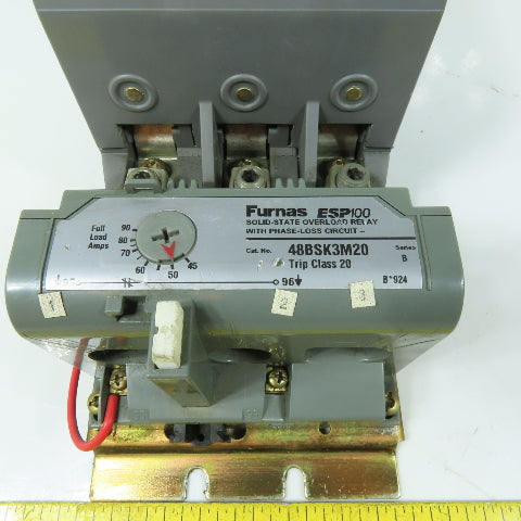 Furnas 14HS+32A* NEMA Size 3 Motor Starter 90A 600VAC Max 45-90A 48BSK3M20