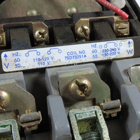 Furnas 14HS+32A* NEMA Size 3 Motor Starter 90A 600VAC Max 45-90A 48BSK3M20