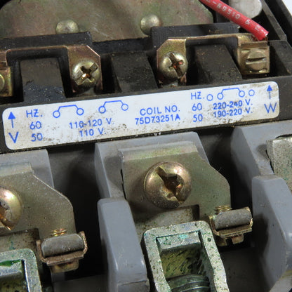 Furnas 14HS+32A* NEMA Size 3 Motor Starter 90A 600VAC Max 45-90A 48BSK3M20