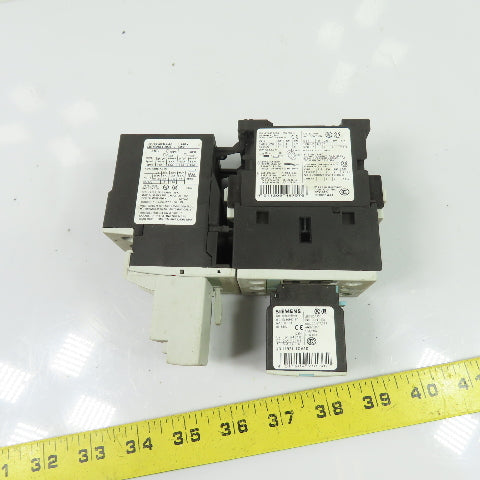 Siemens 3RT1023-1A Sirius 3-Pole Motor Starter Assembly W/ 3RU1126 -1CB0 Relay