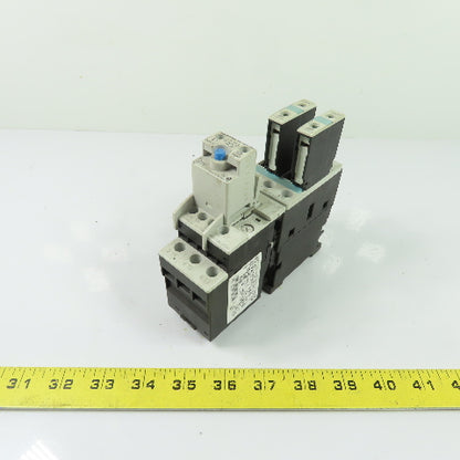 Siemens 3RT1023-1A Sirius 3-Pole Motor Starter Assembly W/ 3RU1126 -1CB0 Relay