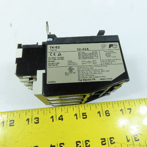 Fuji Electric TK-E2-4200 Thermal Overload Relay 3-Pole 32-42A Trip