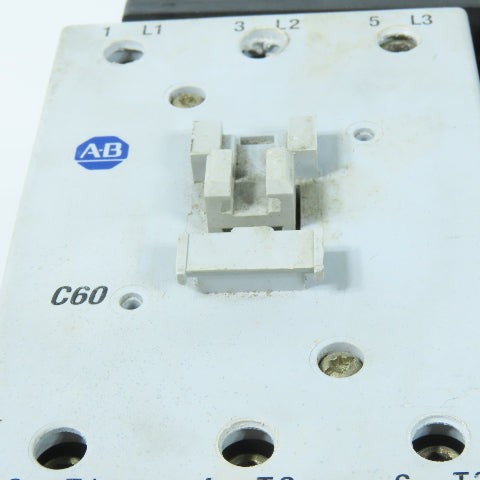 Allen-Bradley 100-C60*00 Reversing Contactor 60A 100-S Auxiliary 110-120V Coils