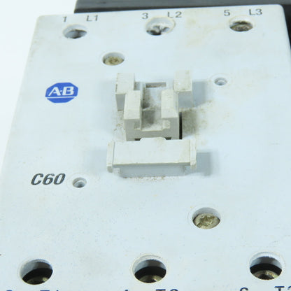 Allen-Bradley 100-C60*00 Reversing Contactor 60A 100-S Auxiliary 110-120V Coils