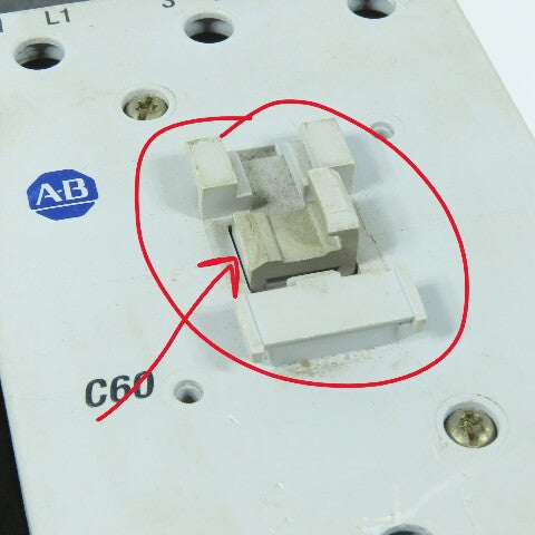 Allen-Bradley 100-C60*00 Reversing Contactor 60A 100-S Auxiliary 110-120V Coils
