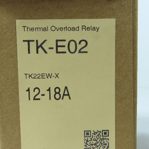 Fuji Electric TK-E02 Thermal Overload Relay 3-Pole 12-18A Trip