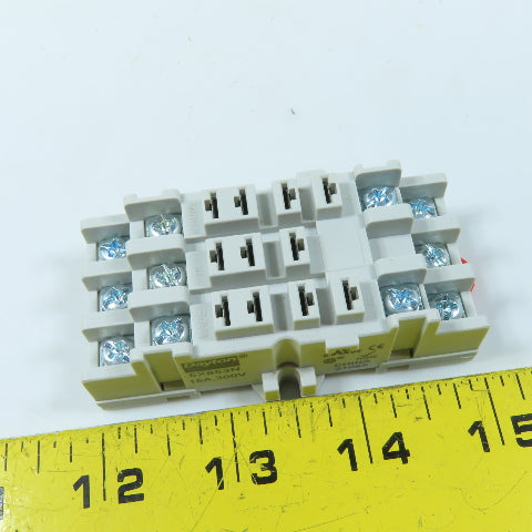 Dayton 5X853N 11-Pin Relay Socket 15A 300V