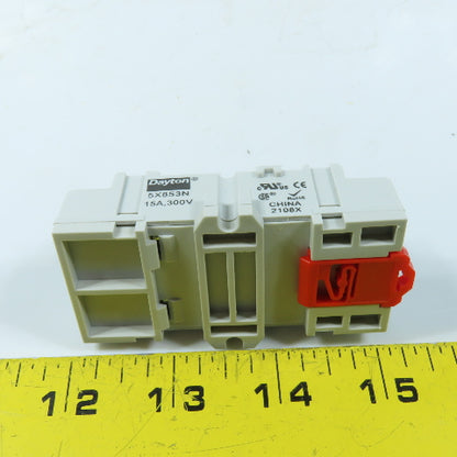 Dayton 5X853N 11-Pin Relay Socket 15A 300V