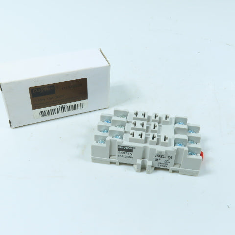 Dayton 5X853N 11-Pin Relay Socket 15A 300V