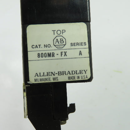 Allen-Bradley 800MR-FX Push Button Switch Ser A W/ 800M-XAS