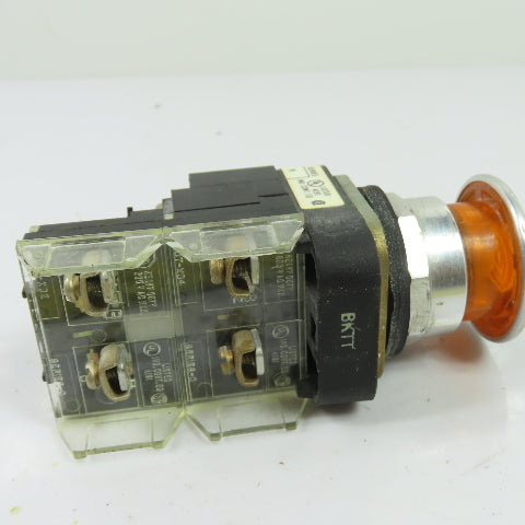 Allen-Bradley 800T-FXP16XD4 Illuminated Push Button Operator 120V Amber