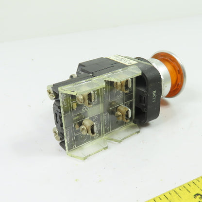 Allen-Bradley 800T-FXP16XD4 Illuminated Push Button Operator 120V Amber