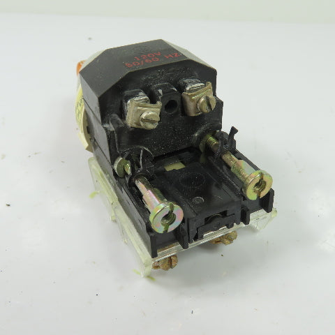 Allen-Bradley 800T-16 JX91KB7 3-Position Illuminated Selector Switch 120V Amber