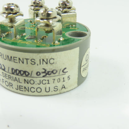 Jenco Instruments 77A/D2/0000/0300/C 2-Wire Temperature Transmitter Type J