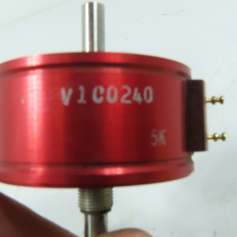 Voltronics V1C0240 Precision Rotary Potentiometer 5K Ohm Through-Shaft