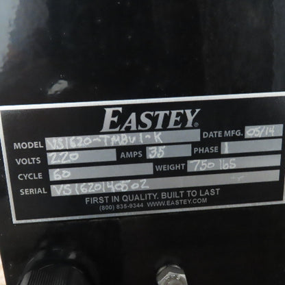 Eastey VS1620-TMBV1-K 16"x20" L-Bar Sealer Shrink Stretch Tunnel Combo 220V 1Ph