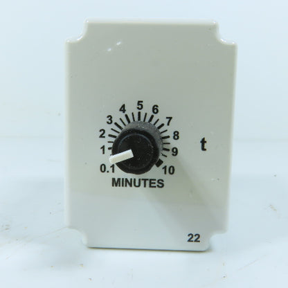 Macromatic TR-50222-22 ON Delay Time Delay Relay 120V AC/DC 0.1-10 Min