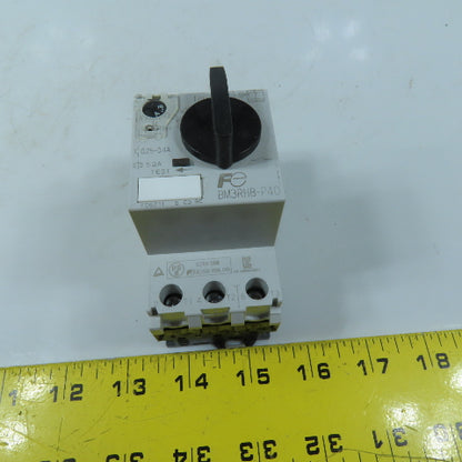 Fuji Electric BM3RHB-P40 Manual Motor Starter 0.25-0.4A 5.2A Magnetic Release