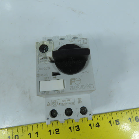 Fuji Electric BM3RHB-P63 Manual Motor Starter 0.4-0.63A 8.2A Magnetic Release