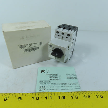 Fuji Electric BM3RHB-P63 Manual Motor Starter 0.4-0.63A 8.2A Magnetic Release