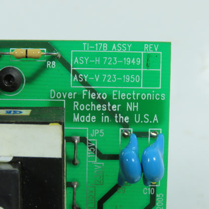 Dover Flexo 723-1949 TI17BH Indicator Interface Circuit Board TI-17B ASSY