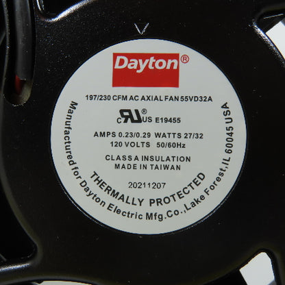 Dayton 55VD32A AC Axial Fan 120V 197/230 CFM 50/60Hz