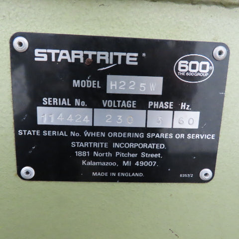 Startrite H225W 10" x 12" Horizontal Band Saw Machine 230V 3Ph