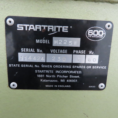 Startrite H225W 10" x 12" Horizontal Band Saw Machine 230V 3Ph