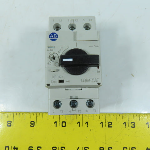 Allen-Bradley 140M-C2E-B63 Motor Protector Circuit Breaker 4.0-6.3A