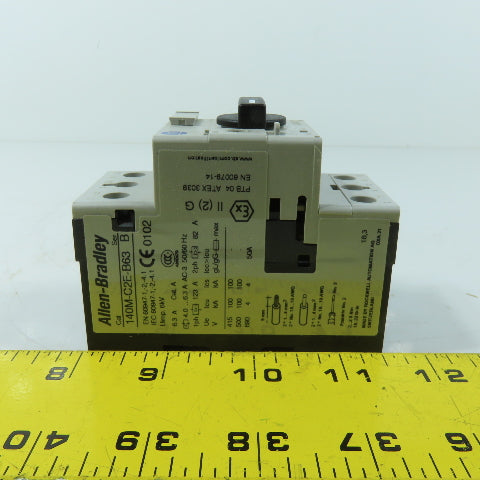 Allen-Bradley 140M-C2E-B63 Motor Protector Circuit Breaker 4.0-6.3A