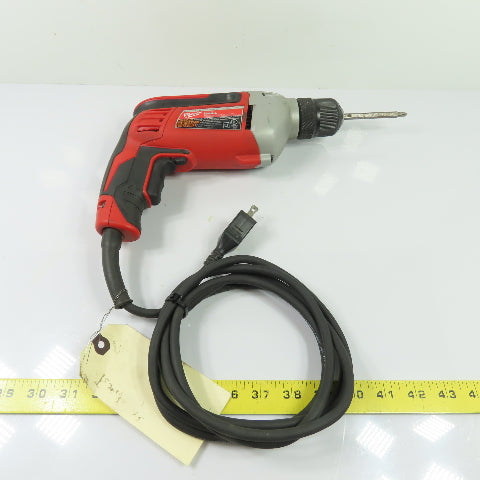 Milwaukee 0240-20 3/8" 10mm Corded Electric Drill 120V 1Ph 8A 0-3100 RPM