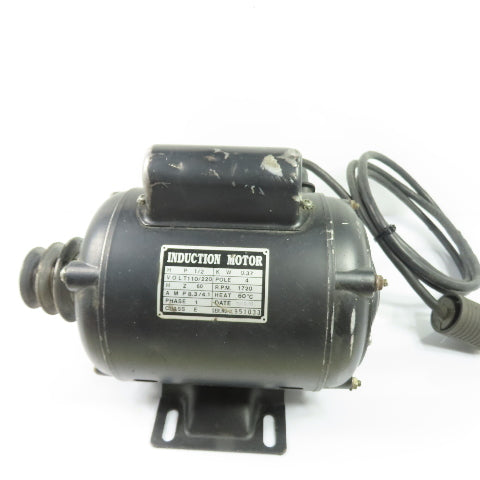 1/2HP Electric Induction Motor 110/220V 1Ph 1720RPM