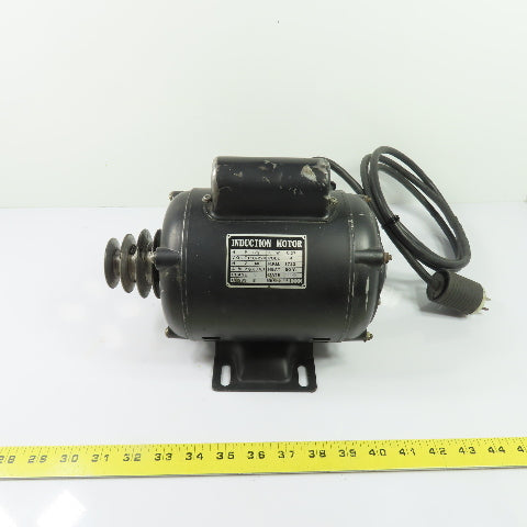 1/2HP Electric Induction Motor 110/220V 1Ph 1720RPM