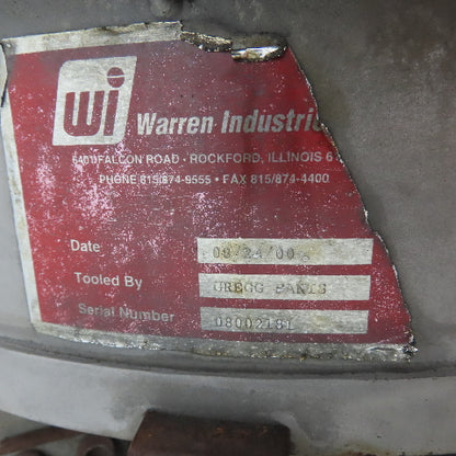 Warren Vibratory Parts Feeder 24" ID x 7" Deep Bowl 1Ph 115V W/ Controller