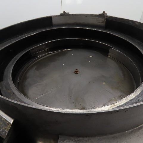 Warren Vibratory Parts Feeder 24" ID x 7" Deep Bowl 1Ph 115V W/ Controller
