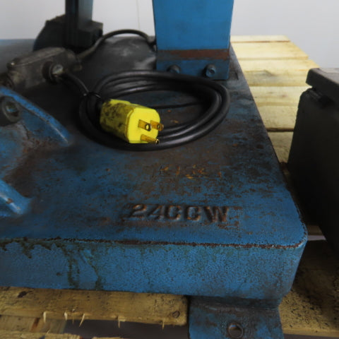 B&C Fabricating 24CCW Vibratory Parts Feeder 24" ID x 7" Deep Bowl 1Ph 115V