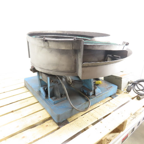 B&C Fabricating 24CCW Vibratory Parts Feeder 24" ID x 7" Deep Bowl 1Ph 115V