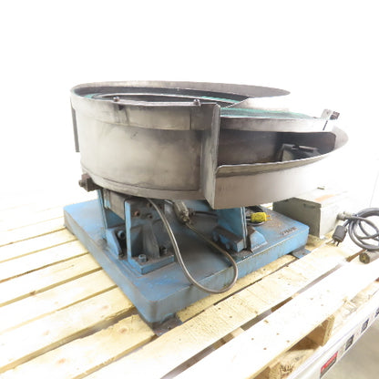 B&C Fabricating 24CCW Vibratory Parts Feeder 24" ID x 7" Deep Bowl 1Ph 115V