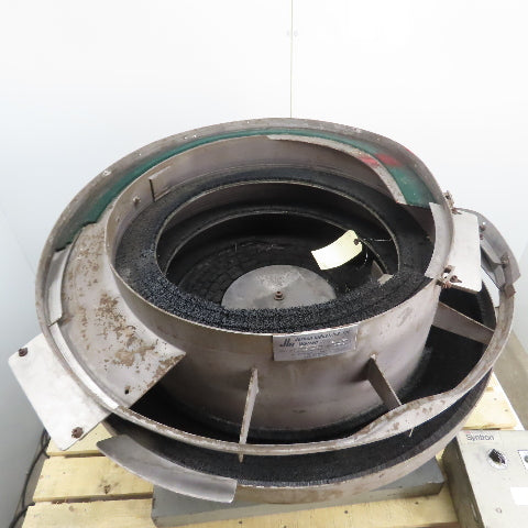 Jerhen Industries Vibratory Parts Feeder 24" ID x 10" Deep Bowl 1Ph 115V